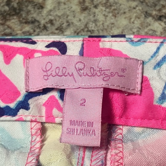 Lilly Pulitzer Kelly skinny ankle pants in pink swept by the tide - Picture 9 of 13